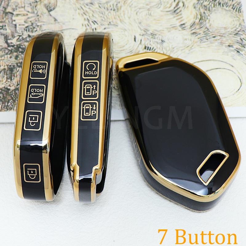 4/5/6/7/8/9 Bottons Car Smart Remote Key Case Cover for Kia Carnival EV9 Picanto GT Line 2024 Auto Shell Fob Holder Accessories