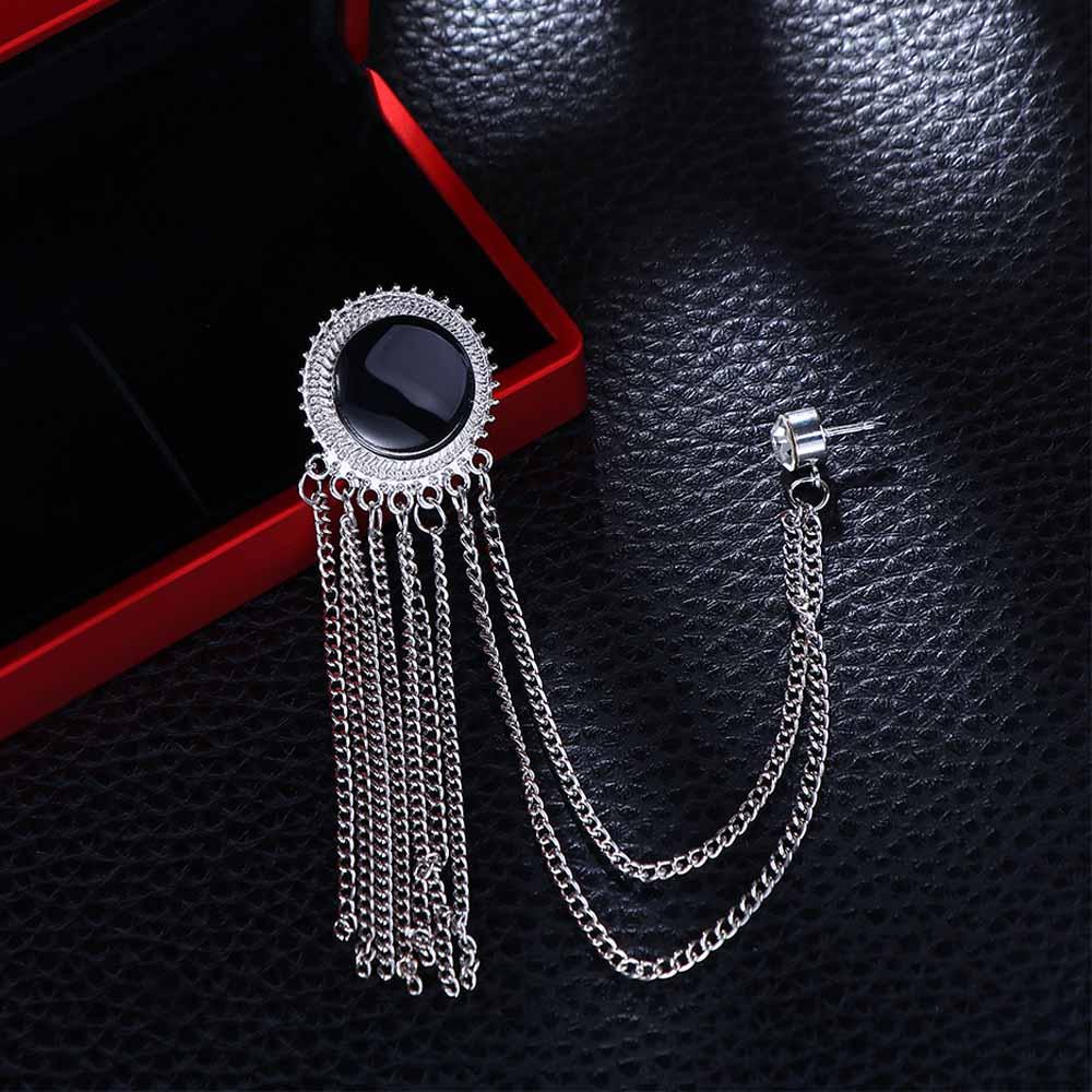 Exquisite Suit Accessories Corsage Male Creative Shirt Collar Pin Fashion Jewelry Men Badge Korean Style Pin Diamond Brooches