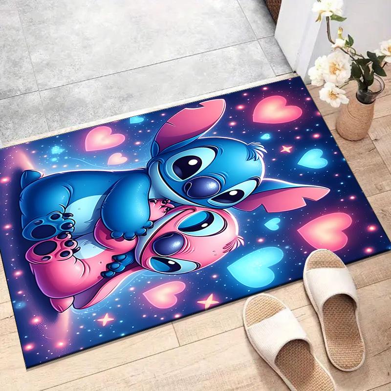 1pc S-Stitch Design Printed Area Rug Carpet for Bedroom Living Room Home Decor Rugs Mat Non Slip Mat Rug for Bedside