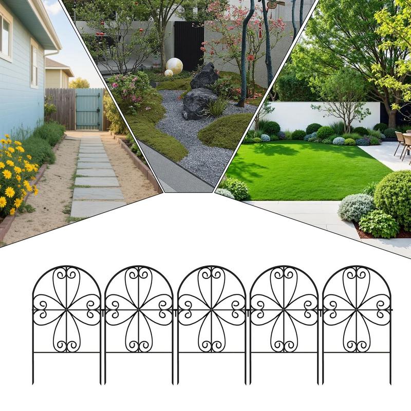 Garden Fence Anti Digging Defense Barrier 10x Panels Yard Decor Border For Rabbits Lawn Pets Dogs Patio Pet Area Outdoor Space