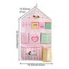Hanging Storage Bag with Storage Pockets, Wall Hanging Storage Bag Oxford Cloth Waterproof Fabric, Wall Mounted Over