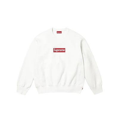 Sweatshirt Supreme Washed Box Logo White