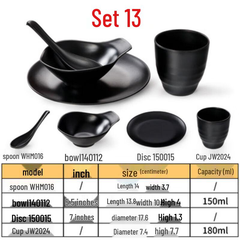 Qianxing Melamine Restaurant Tableware Set