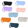 Soft Glasses Holder with Top Opening for One Pair In Handbags, Desk Drawers, Purse Storage, and Daily Travel Use