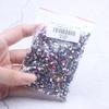 2mm Square Acrylic Small Rhinestone Nail Art Accessories for UV Gel Nail Design