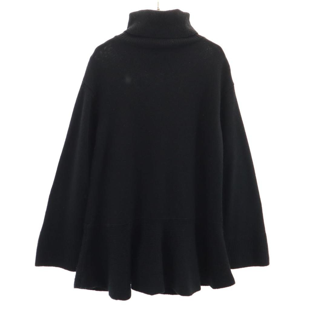 FOXEY NEW YORK Made In Japan Cashmere Blend Long Sleeve Tunic Length Turtleneck Sweater Women Used