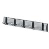 Thickened Invisible Hook 5 Hook Wall Mounted Coat Rack Folding Hideaway Coat Hooks Door Rear Key