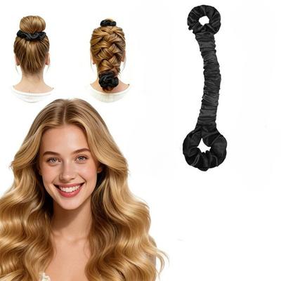 1pc Multi-Function Satin Heatless Hair Curler & Hair Tie Non- Hair Roller Curling Rod with Scrunchie(For Big Curls)