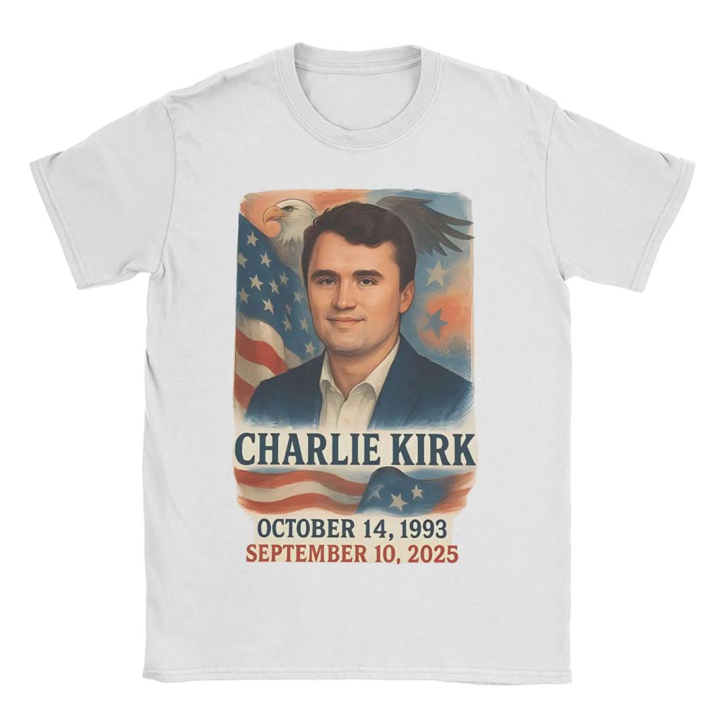 Legends Never Die Charlie Kirk Signature Funny Pure Cotton Tee Shirt Short Sleeve T Shirts Clothes Printed Unisex