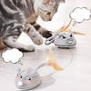 Electric Mouse Toy with Tail, USB Rechargeable Interactive Cat Toy, Compatible with All Breeds (2PC)