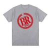Battle Royale Graphic T Shirt BR Laurel Wreath Survival Program Red Logo Print Short Sleeve Crew Neck Unisex Cult Movie Streetwear Tops Tees