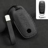 Suede Car Remote Key Case Cover Shell For Nissan Altima Maxima Rogue Armada Pathfinder Versa 3/4 Buttons Leather Car Key Bag