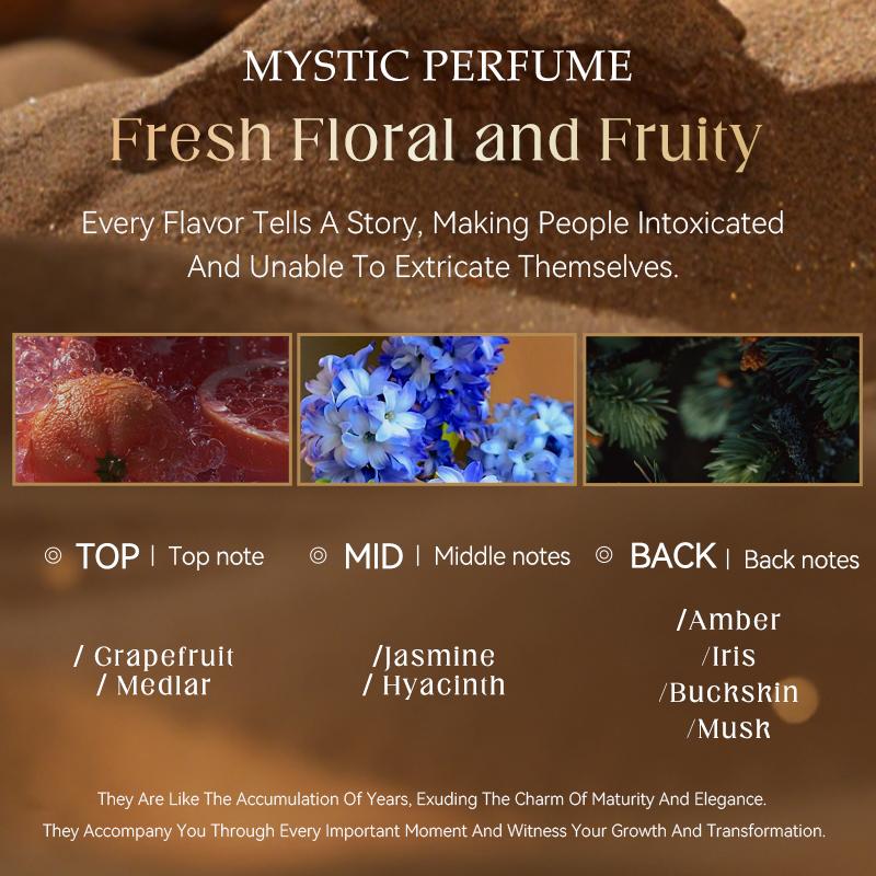Deold Mystic Moon Perfume for Women 50ml – Fresh Floral Fruity Long-Lasting EDT