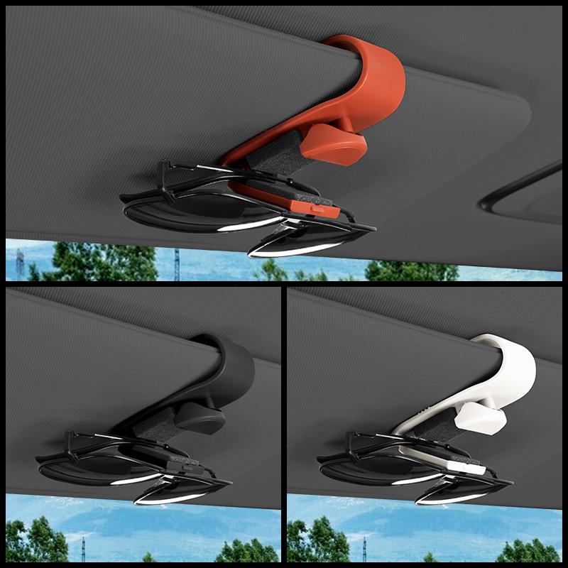 Car Internal Sun Visor Plate Glasses Clip Multi-functional Auto Eyeglasses Storage Holder Universal Sun Shade Plate Glasses Clip