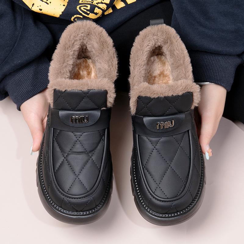 Winter Women's Cotton Boots Thick Bottom Skid-proof Durable Cold-proof Warm Women's Shoes Free Shipping Women' Shoes