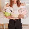 Super Cute Dog Pig Cat Panda Balls Plush Toys Soft Stuffed Cartoon Animal Pillow Creative Souvenir Room Decor Birthday Gift