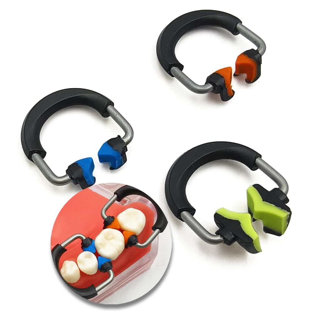 

Стоматологические секционные матрицы Зажим Матричная система NITI и PEEK материал Кольцо Матричные ленты Стоматологический инструмент 3 pieces mixed