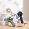 Rechargeable Mini Handheld Fan with USB and Lanyard - Portable for Dormitory or Outdoor Use