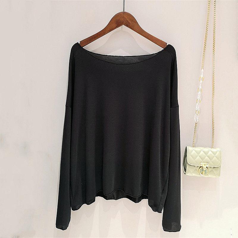 Αντηλιακό T-shirt Γυναικείο Καλοκαιρινό Λεπτό Αντηλιακό Μπουφάν Φούτερ Φαρδύ Μακρυμάνικο Μπλουζάκι Μπλούζα