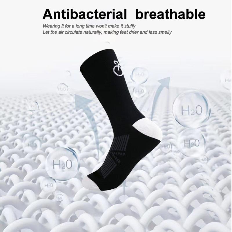 1/6 Pairs Men Women Outdoor Sports Cycling Socks Fashionable Prints Soft Comfortable Sweat Wicking Breathable Running Socks