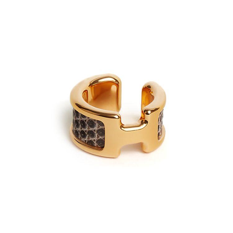 

Hermes Olympe Small Olympe Ear Clips Women accessories Brown H011115CC1B F,Gold