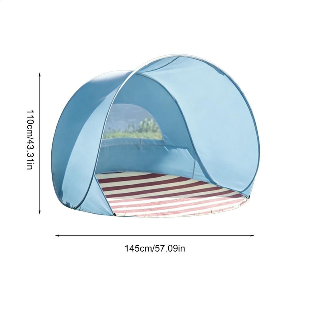 Outdoor Portable Camping Tent One Click Open Beach Sun Shelter Tent Sunshade Canopy for Garden Picnic Backyard Pool