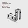 Aibecy Aluminium Alloy Shaft Coupling 5mm to 8mm Bore 14mm Outside Diameter Rigid Couplers Connector