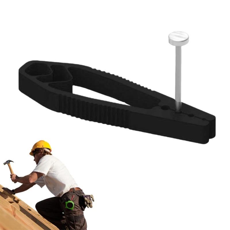 Portable Nail Fixer Tool Woodworking Nail Fixer Plastic Sliding Joint Pliers Protect Fingers for Maintenance and Woodworking