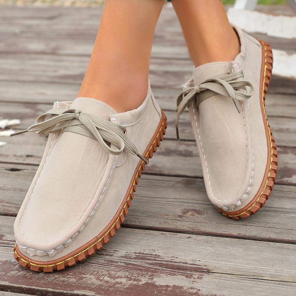 Fashion Women's Casual Shoes Trend Lace Up Shoes for Women Soft Bottom Flats Comfortable Female Sneaker Women Shoes Zapatos Para Mujeres