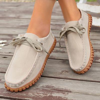 Mode Damen Freizeitschuhe Trend Schnürschuhe für Damen Weiche Sohle Ballerinas Bequemer Damen Sneaker Damenschuhe Zapatos Para Mujeres