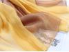 Dual-Use Gradient Mulberry Silk Scarf: Cotton, Linen & Silk Wrap for Women