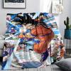 Coperta in Flanella con Stampa Personaggi Dragon Ball, Alta qualità Confortevole per Tutte le Stagioni, Arredamento per la Casa, Calore e Comfort, Perfetta per Regali di Natale