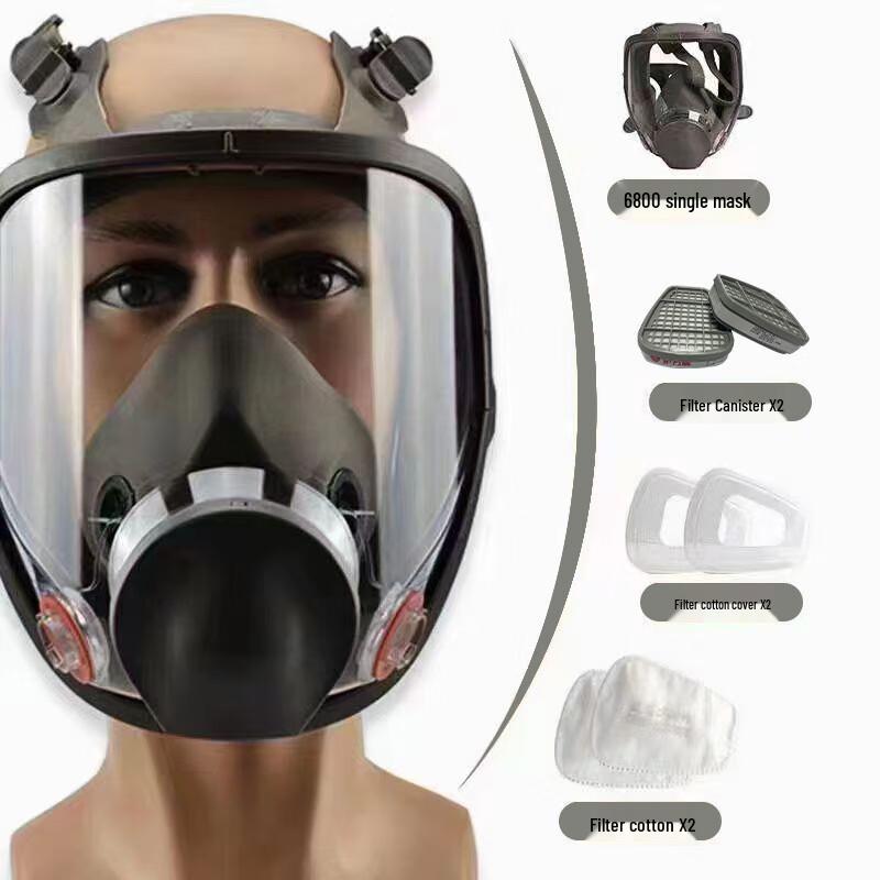 Full-Face Respirator with Filter Kit