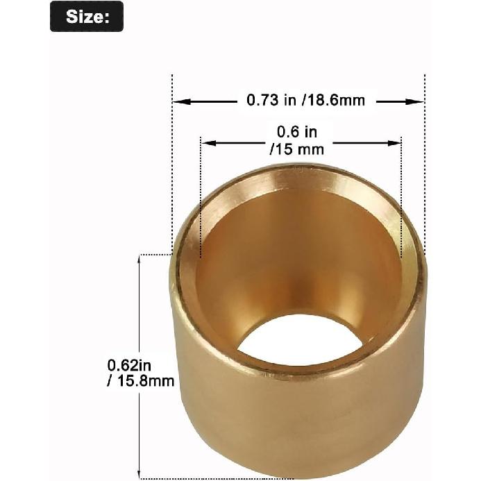 5 Speed - Brass Shifter Bushing for Isolator Cup (5 Speed) Replaces The Old W