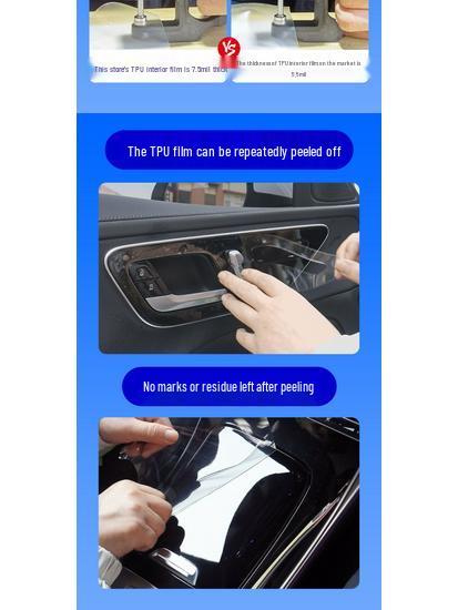 Center Console & Navigation Screen Film for 26 Toyota Highlander Models