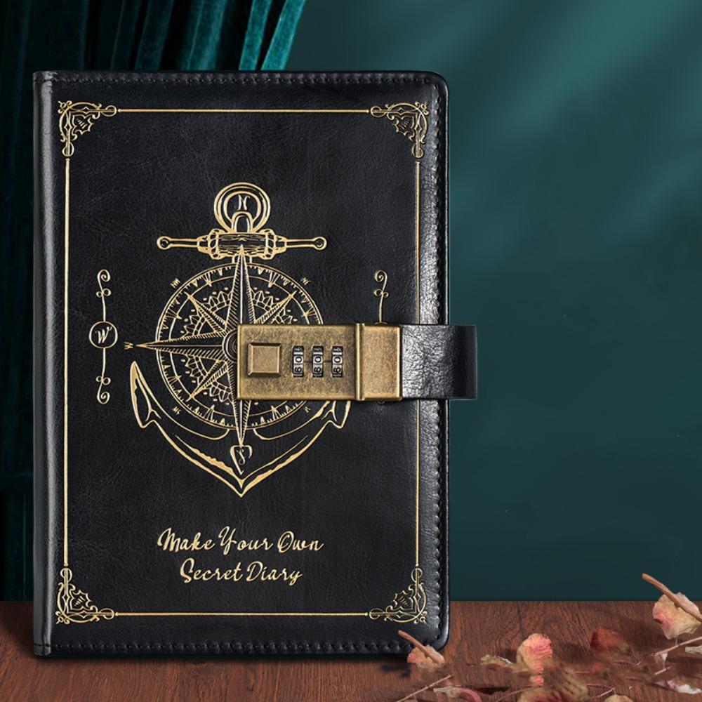 Protecting Secrets Password Notebook Diary Book Travelers Journal A5 Notebook with Lock  Writing