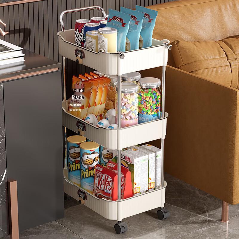 Mobile Snack Cart Storage Rack
