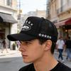Trendy Adjustable Baseball Hat Cotton Sun Hat with Embroidery Pentagrams For Adult and Teens Daily Sport Activity Wear