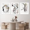 Line Girl Silhouette Bird Geometric Shape Wall Art Posters Prints Nordic Canvas Painting Abstract Pictures For Living Room Decor