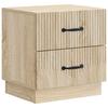 Nightstand Sonoma Oak 43 X 34.5 X 44.5 Cm Particleboard