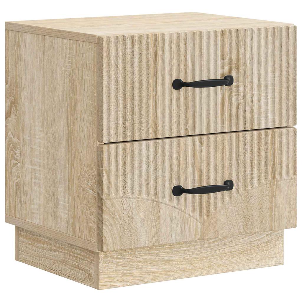 Nightstand Sonoma Oak 43 X 34.5 X 44.5 Cm Particleboard