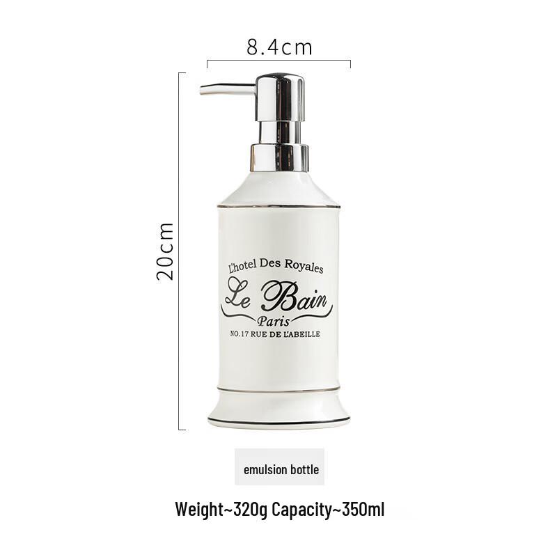 OLOEY French Style Ceramic Bathroom Accessories