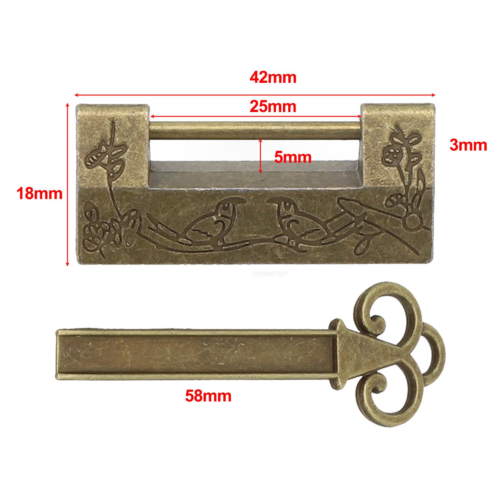 Home Decoration Chinese Style Padlock Antique Padlock Antique Design Chinese Style Design Exquisite Design Functional Lock China Mainland