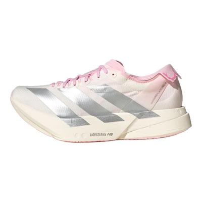 adidas Adizero Adios Pro 4 Pantof de Maraton Confortabil pentru Alergare Femei Alb Argintiu Roz JQ4446