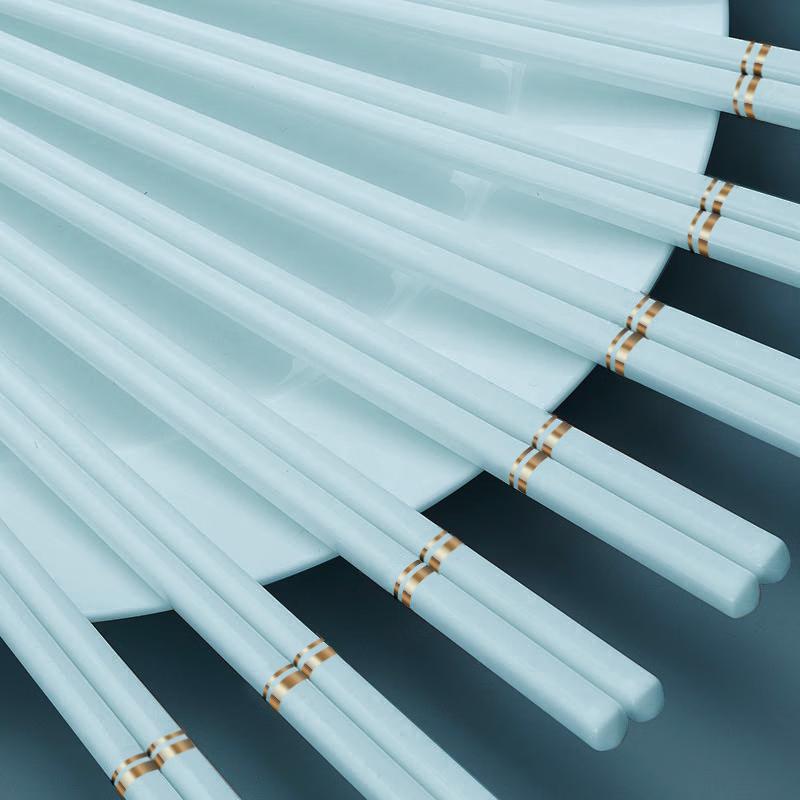 KangFuTao Goldrand Celadon Keramik Essstäbchen