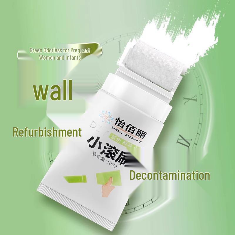Wall Repair and Paint Kit: Cover Graffiti, Stains; Renovate and Color Change with Roller Brush