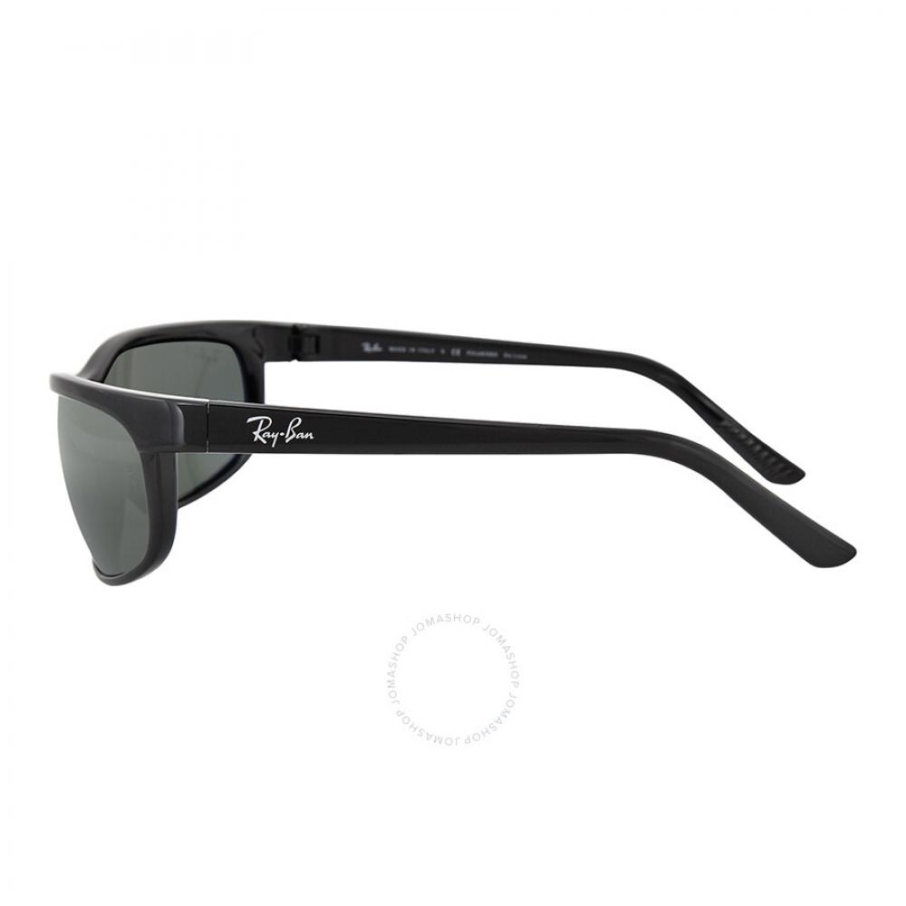 Ray Ban Predator 2 Polarized Grey Rectangular Unisex Sunglasses Rb2027 601 W1 62