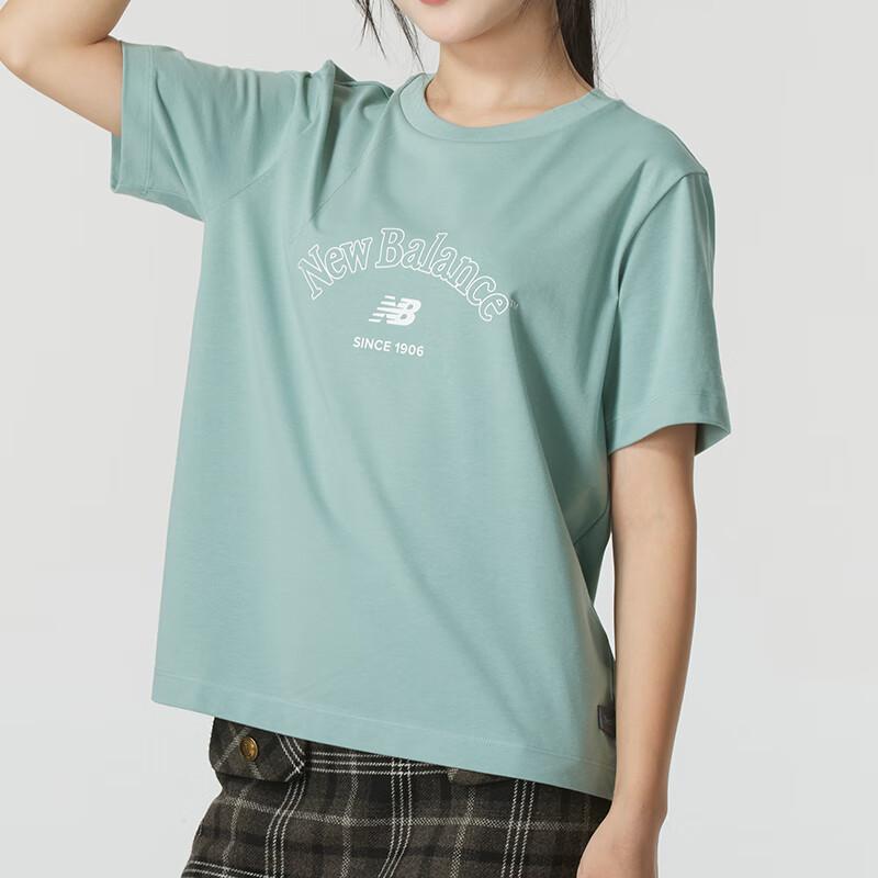 New Balance T Shirt Women's Light Green NEE36042-EMD