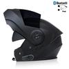 Bluetooth Motorcycle Full Face Helmet Men Women Safety Downhill Motocross Racing Modular Flip Up Helmet Casco Moto DOT Approved