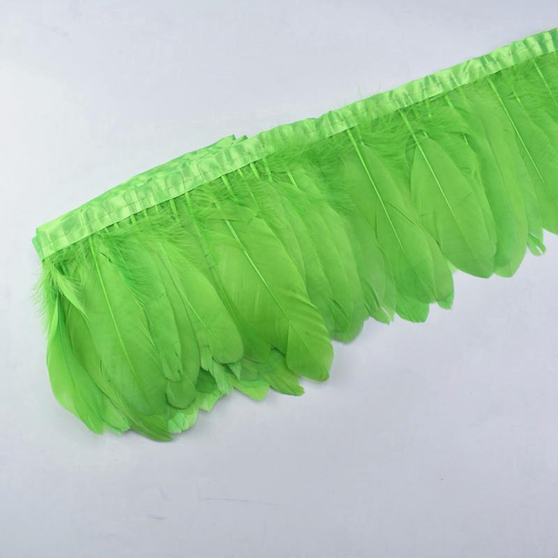 10Meters/Lot Goose Feather Trim Goose Feathers Clothing Sewing Wedding Feathers Decoration Feathers For Crafts Plumas Carnaval
